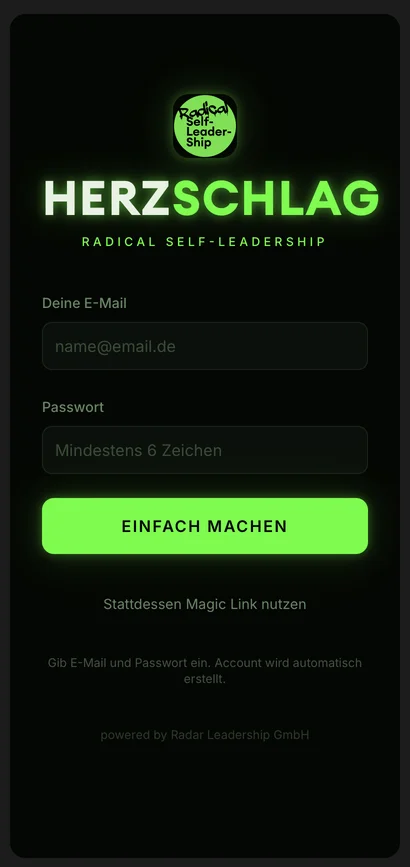 Herzschlag Login
